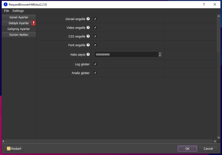 Request Browser Hit Botu
